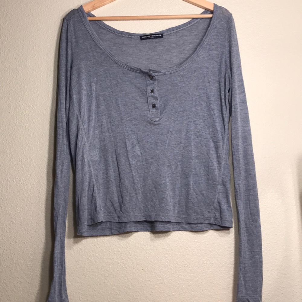 Brandy Melville Slouchy Wide Neck Top
